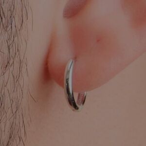 Elegant Silver Hoop Earrings